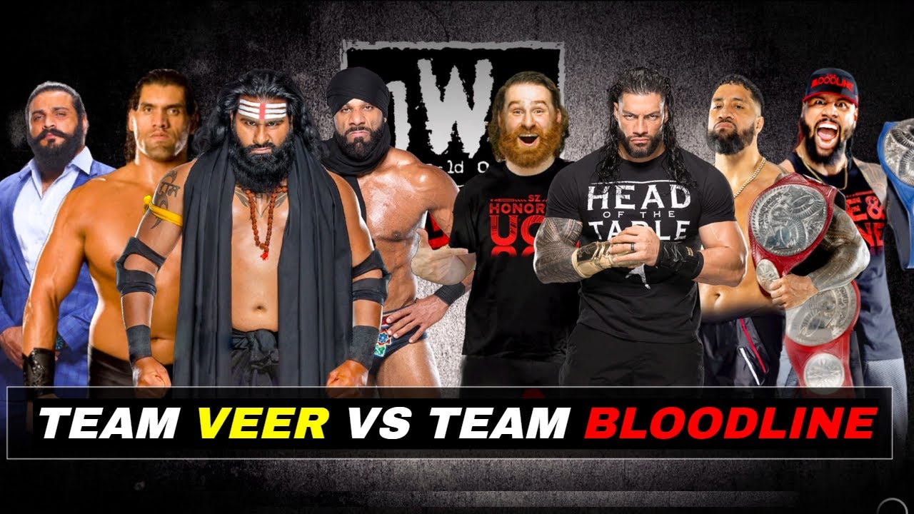 Can Team Bloodline Defeat Team Veer Mahan WWE 2K22