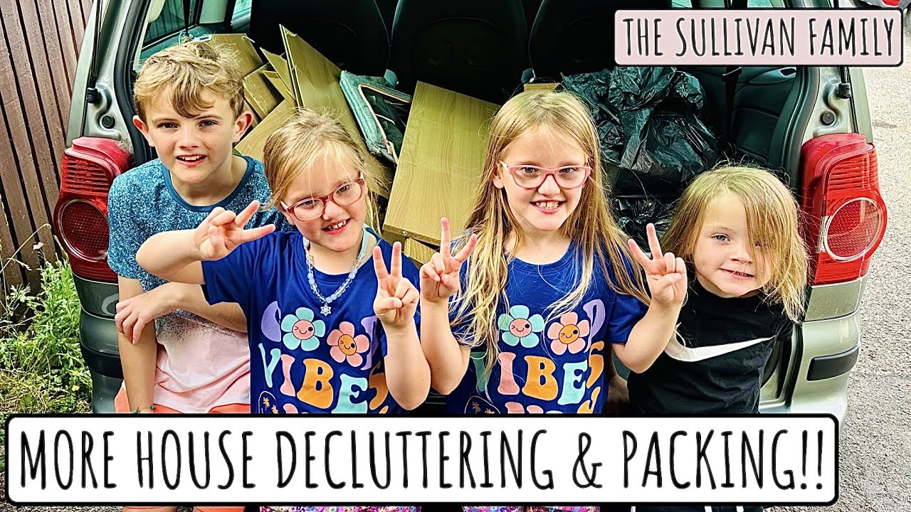 More House DECLUTTERING & PACKING!! | Preparing to MOVE HOUSE | The Sullivan Family