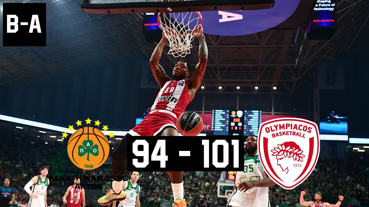 Panathinaikos - Olympiacos 94-101 | Full Highlights | GBL Round 23 | 30.03.2026