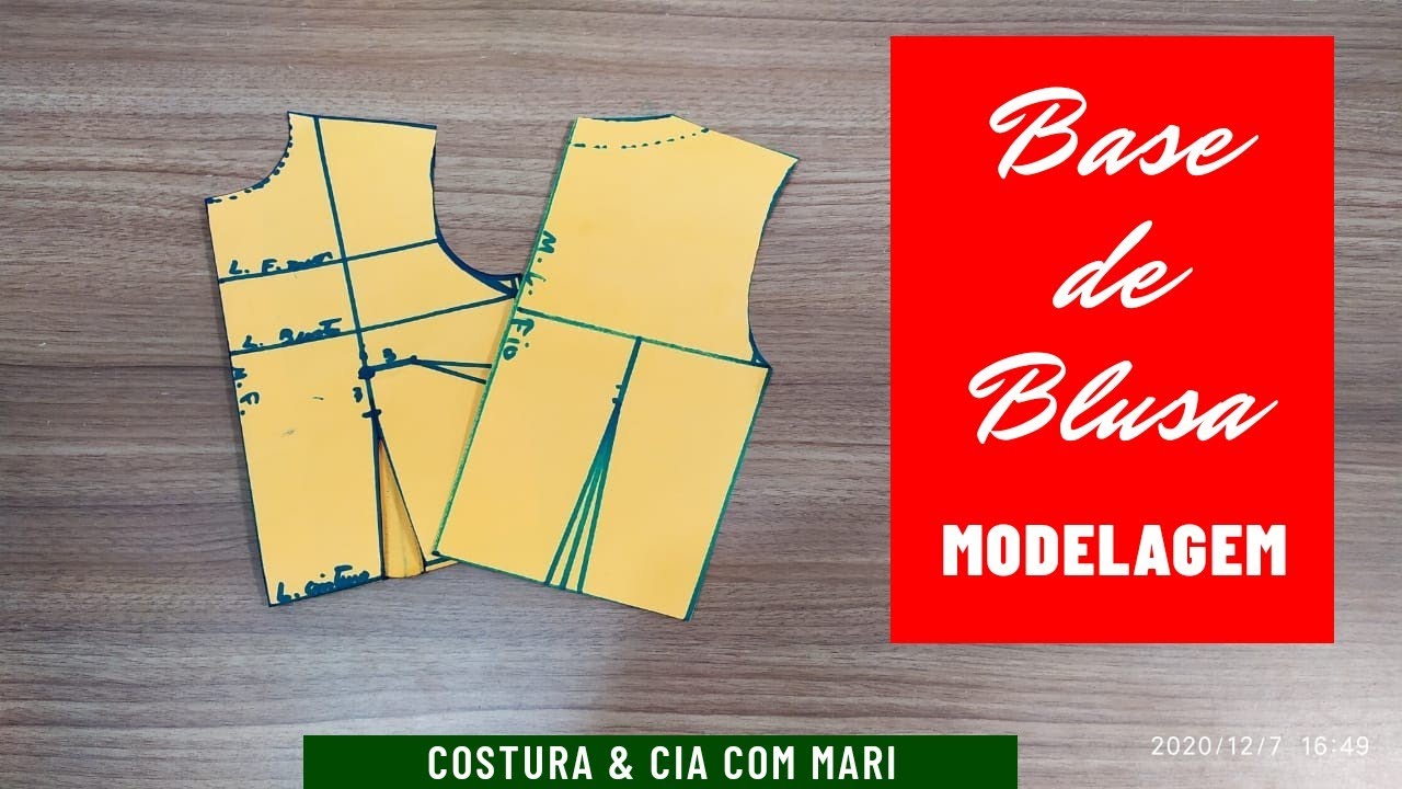 Como Fazer Molde Base de Blusa? (Atualizada)