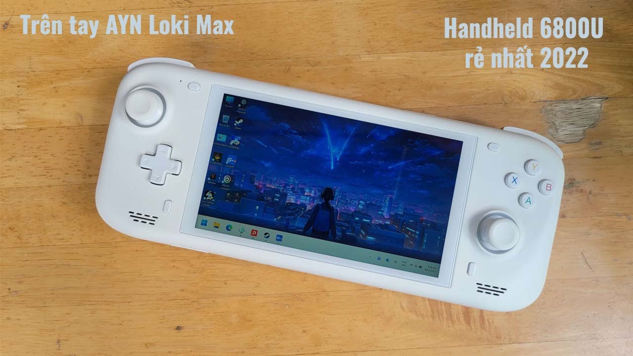 Tr&ecirc;n tay AYN Loki Max: Handheld PC tuyệt nhất m&agrave;n h&igrave;nh 6 inch