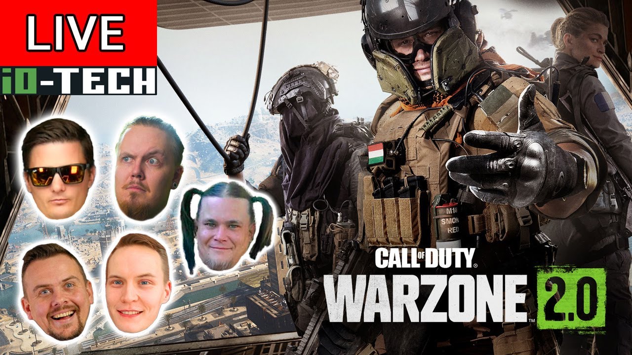 io-techin pelistriimi #9 (Warzone 2.0) sponsored by AOC !arvonta