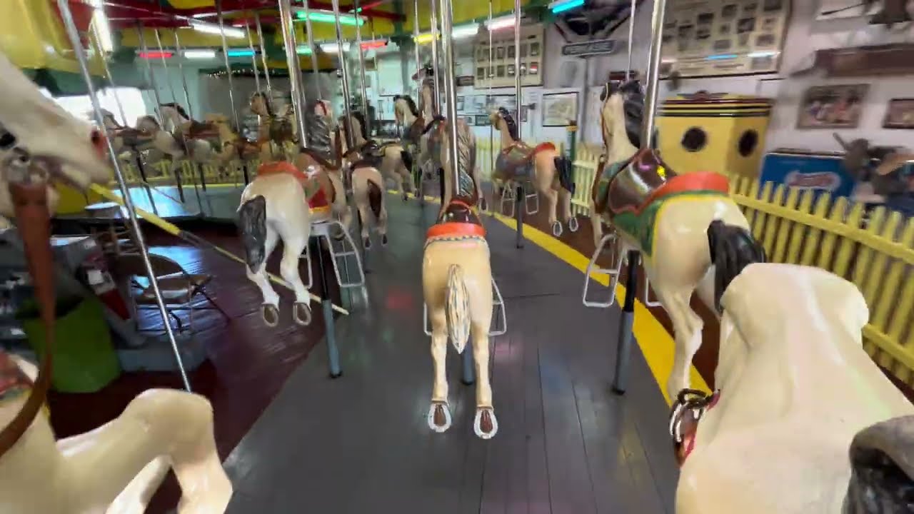 The Catoons Roll Songs 1-5 Perkasie Carousel On Ride POV