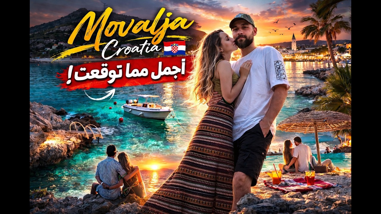 نوفاليا كرواتيا 🇭🇷 أجمل مما توقعت! مغامرة غير متوقعة على ساحل الأدرياتيك