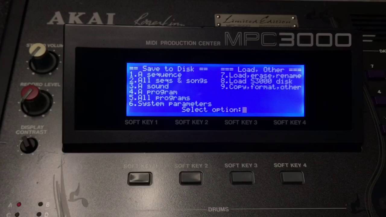 Akai MPC 3000 LCD Review