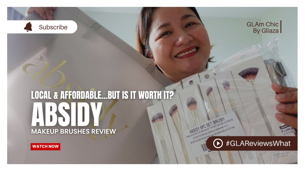 Trying ABSIDY Makeup Brushes!