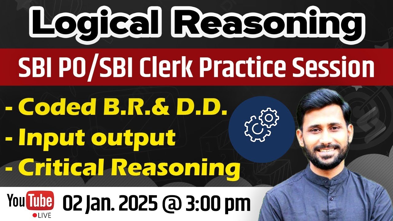 SBI PO & SBI Clerk 2025 || Logical Reasoning Practice Session || Amol Patil