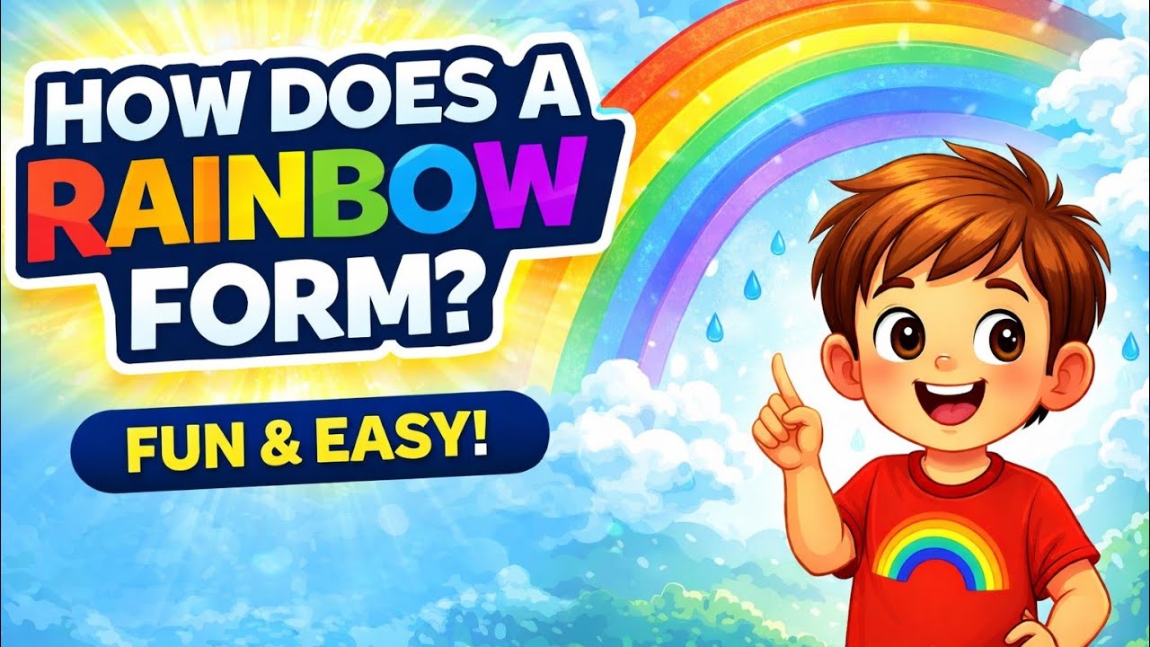Rainbow Explained for Kids | 7 Colours (VIBGYOR) | Basic Science Questions