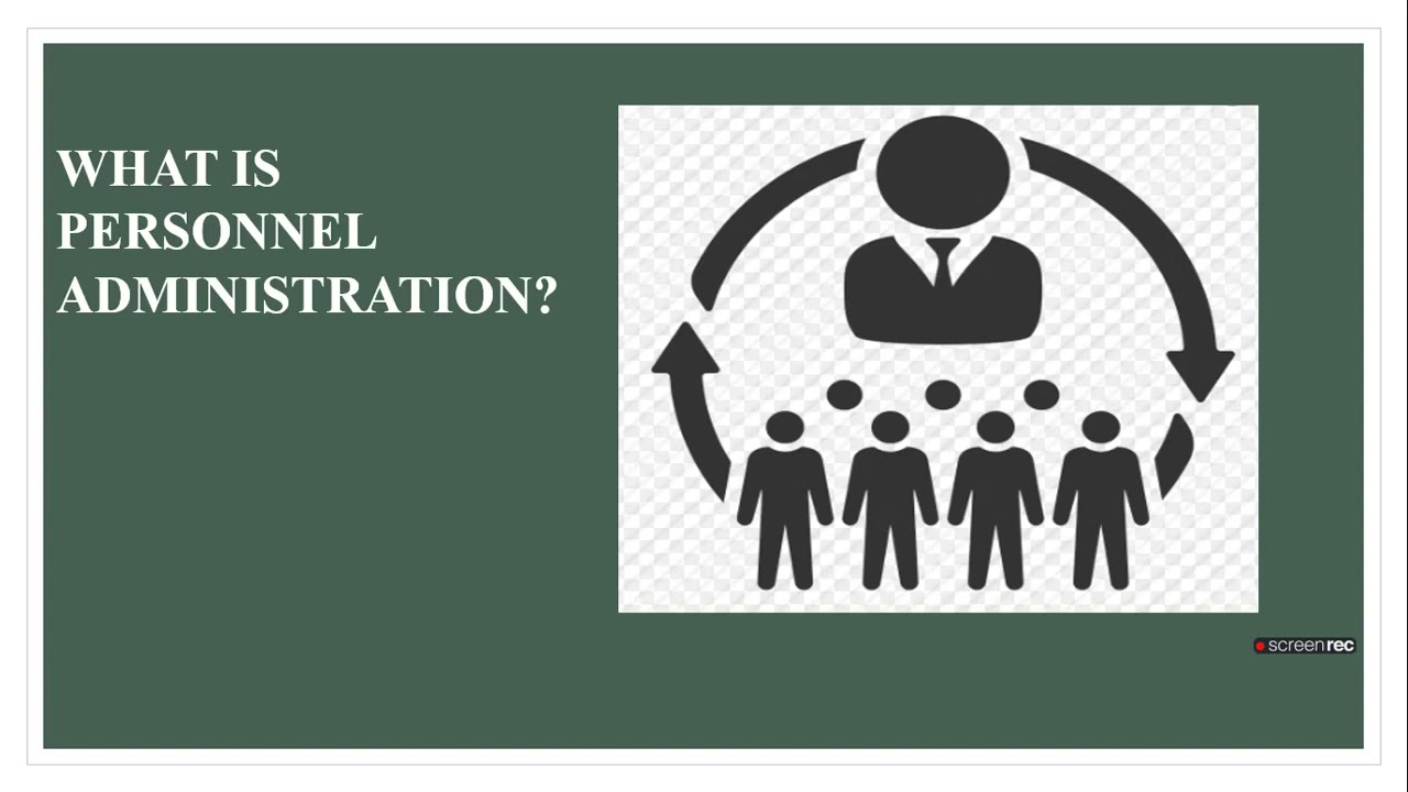 PERSONNEL ADMINISTRATION LESSON 1