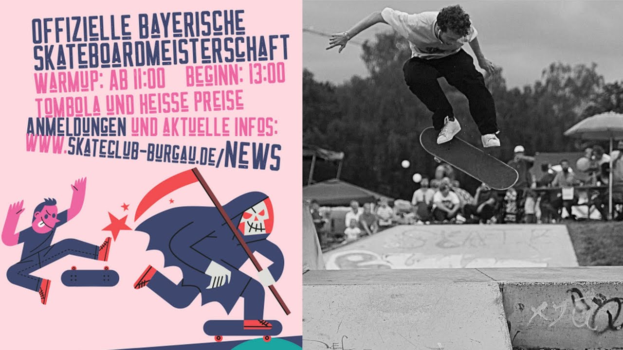 Bayerische Skateboardmeisterschaft 2023 in Burgau