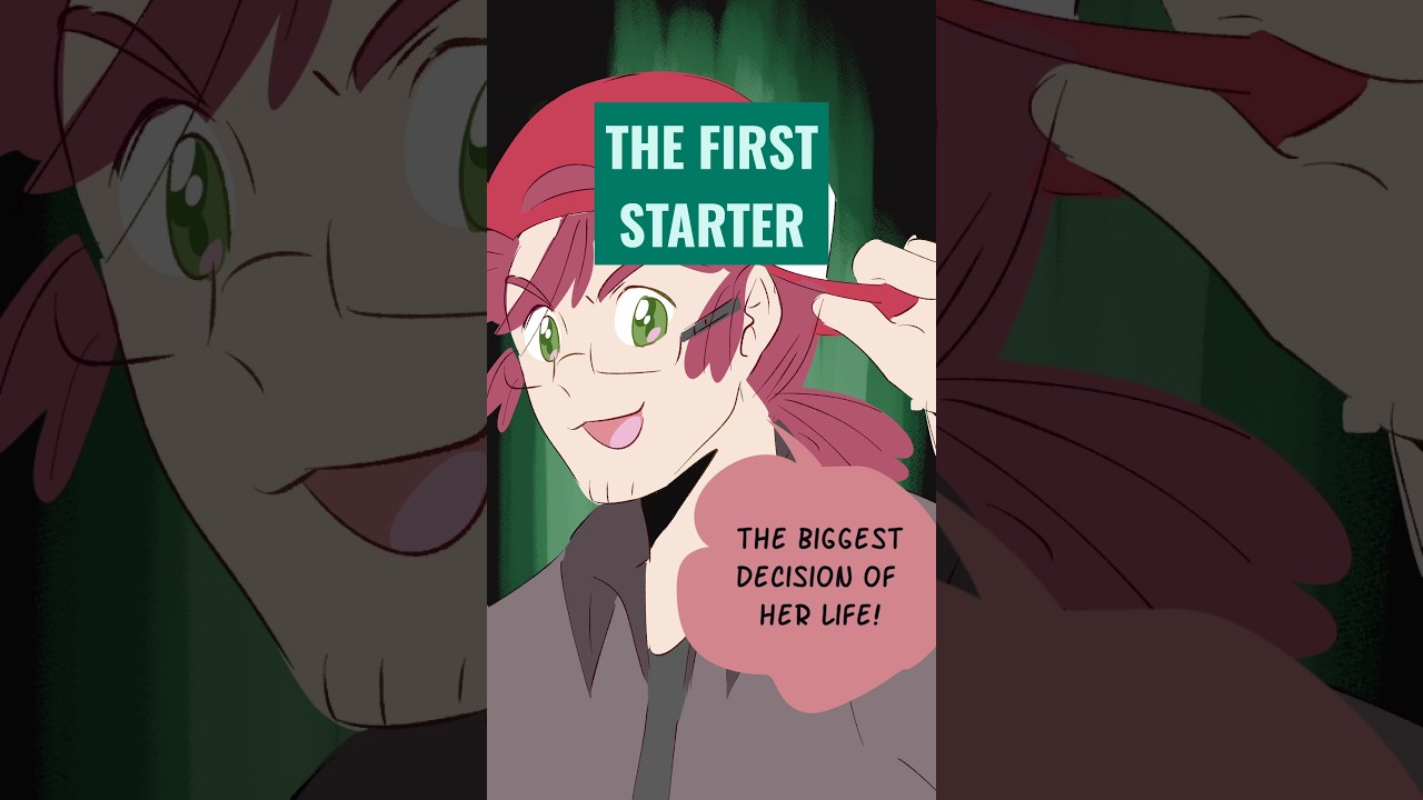 First starter 🍃💧🔥 #pokemon  #animatic #oc