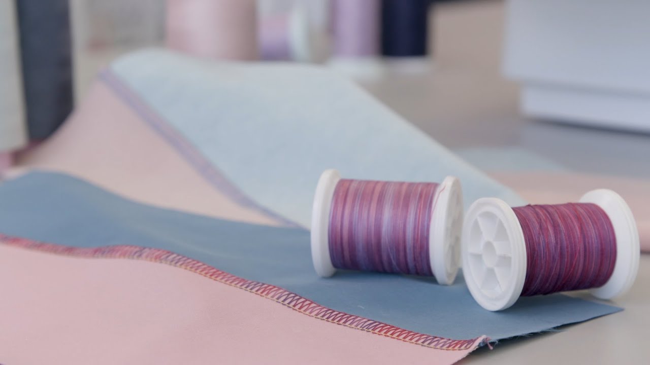 L 850 Overlocker: Flachnaht mit 3 oder 2 Fäden