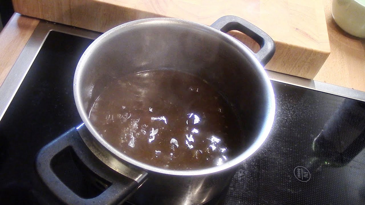 Gänsesauce als Basis - gut vorzubereiten