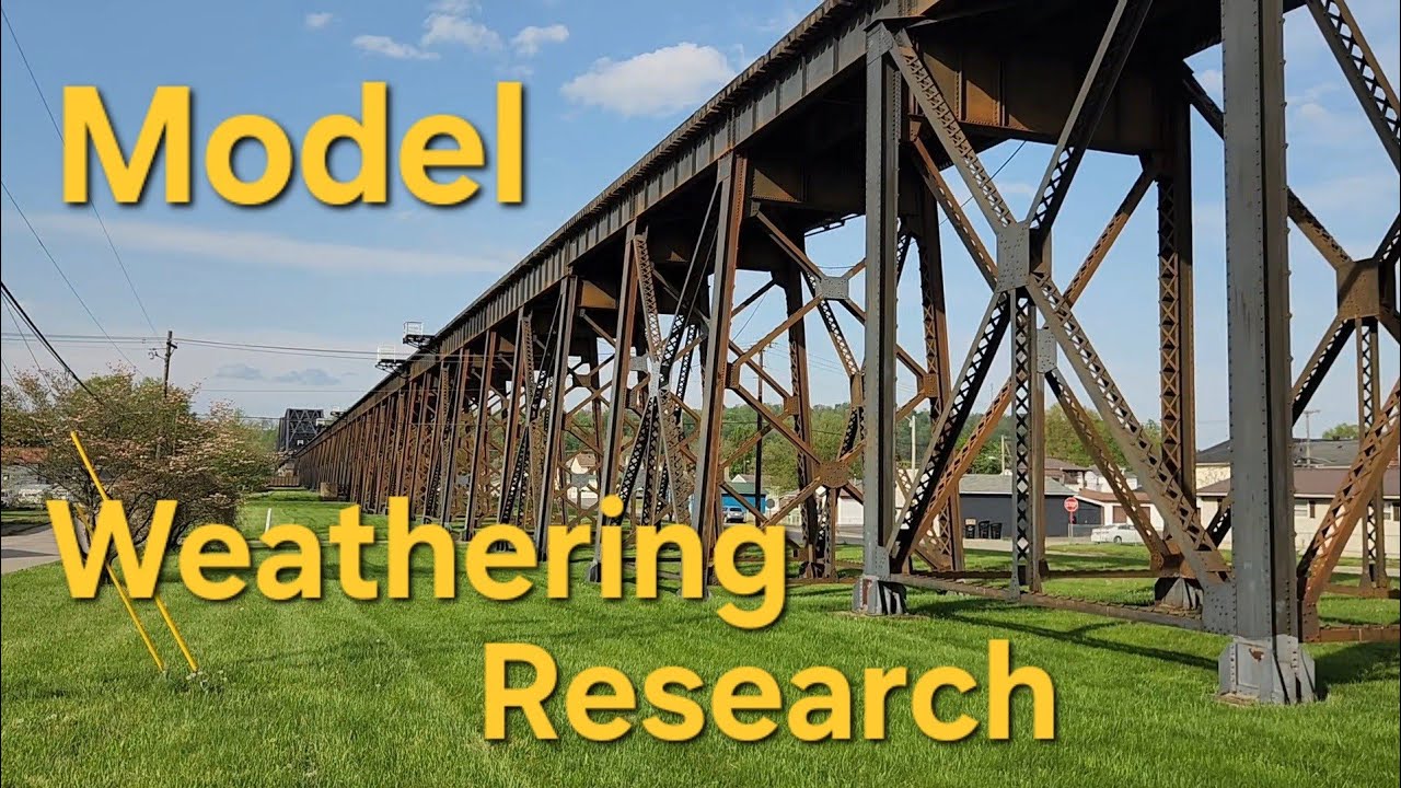 HO scale Railroad Bridge weathering research field trip