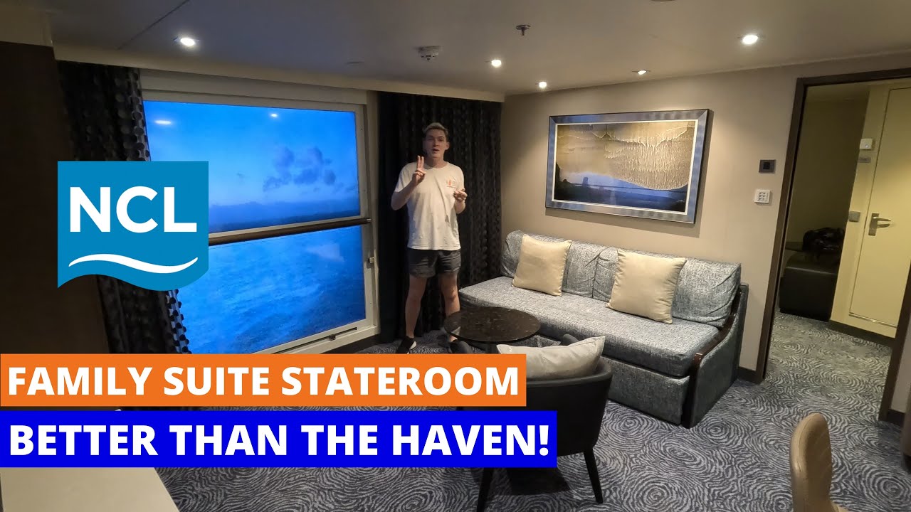BETTER than THE HAVEN - Norwegian Joy FAMILY SUITE Stateroom Tour and Review