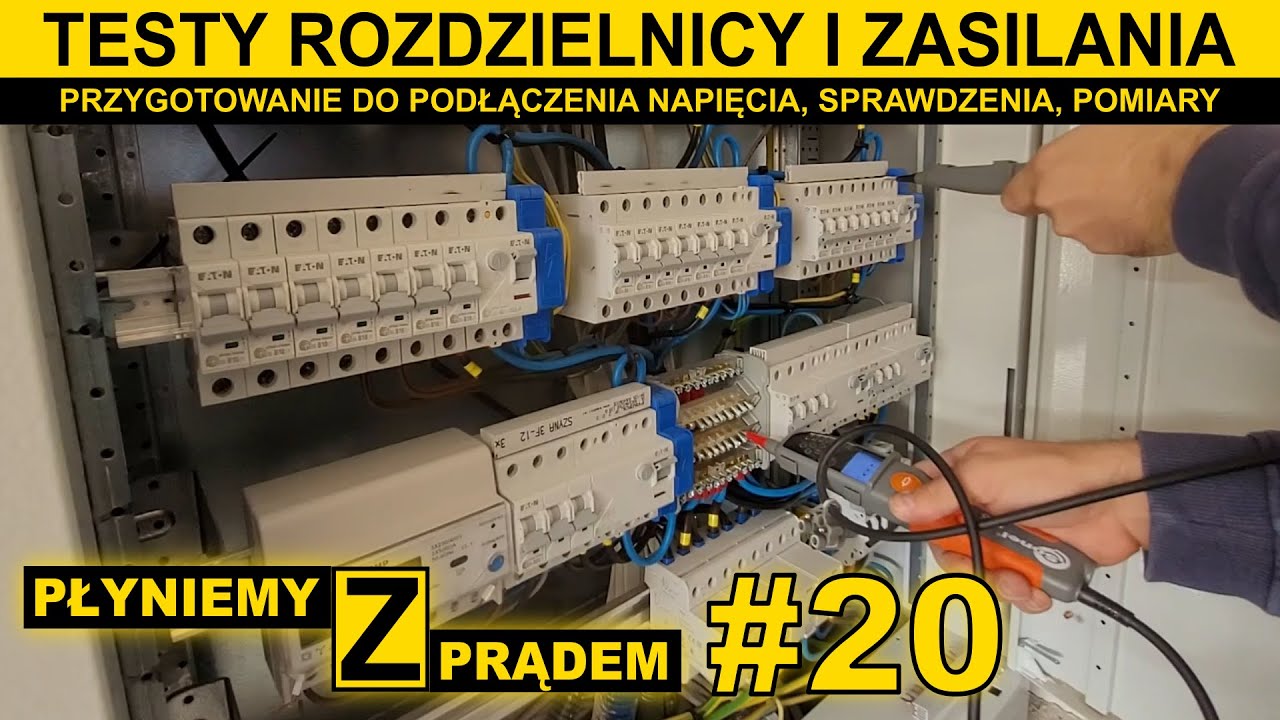 Zasilanie, sprawdzenia, pomiary w rozdzielnicy przed zasileniem #elektryk #instalacjeelektryczne
