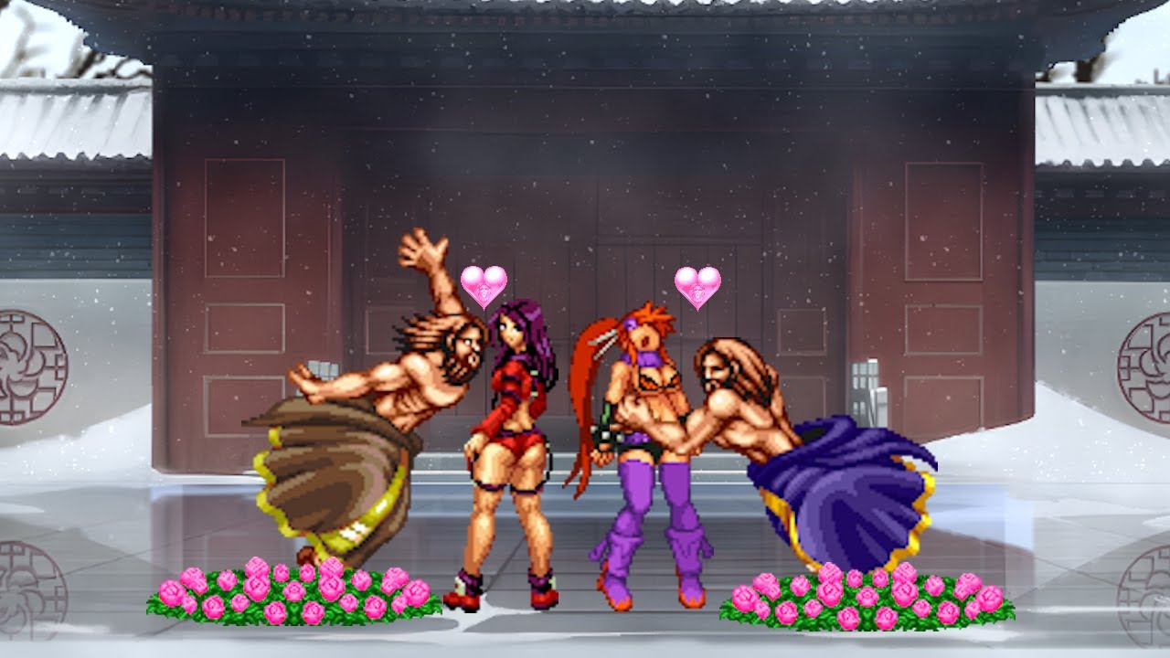 💥 LOVEPUTIN & RASPUTIN vs LUCY & FANSERVICE (2v2) – EPIC MUGEN TAG TEAM SHOWDOWN 🔥