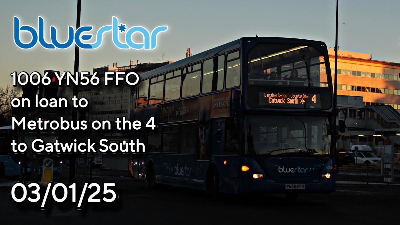 ZF Ecomat howl! Euro 3 Scania Omnidekka on the 4 to Gatwick South