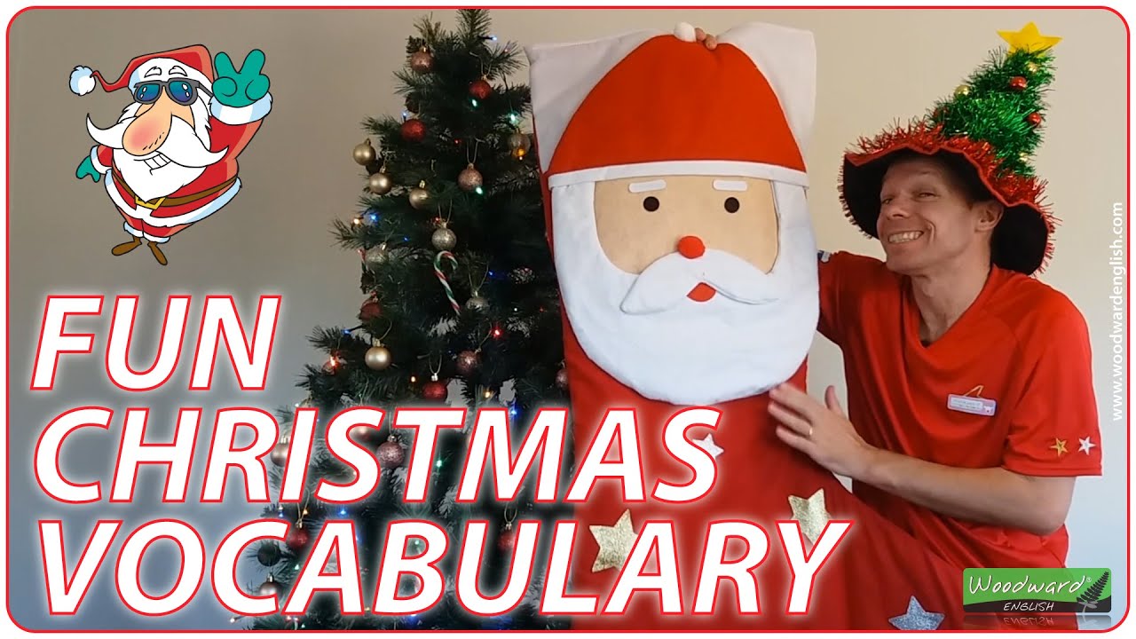Learn English: Fun Christmas Vocabulary in English | How is Christmas in New Zealand? | ESOL