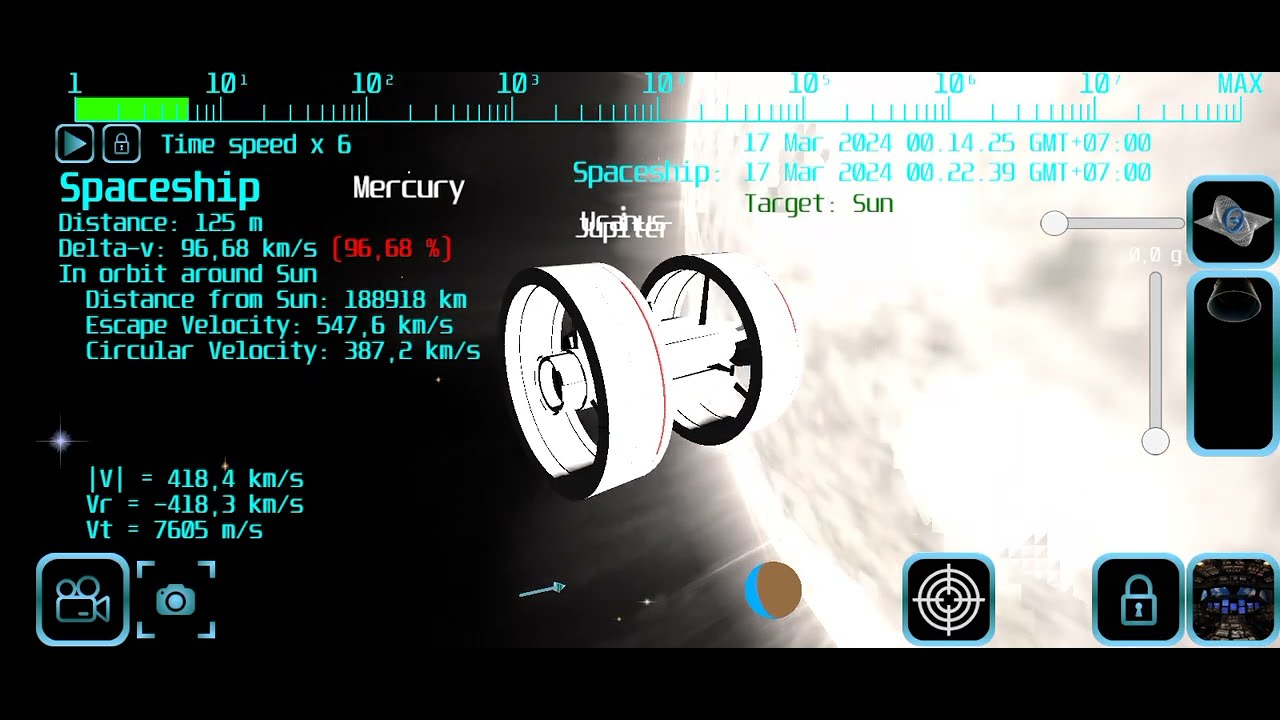 IXS Enterprise approaching Sun under 10.000 km!