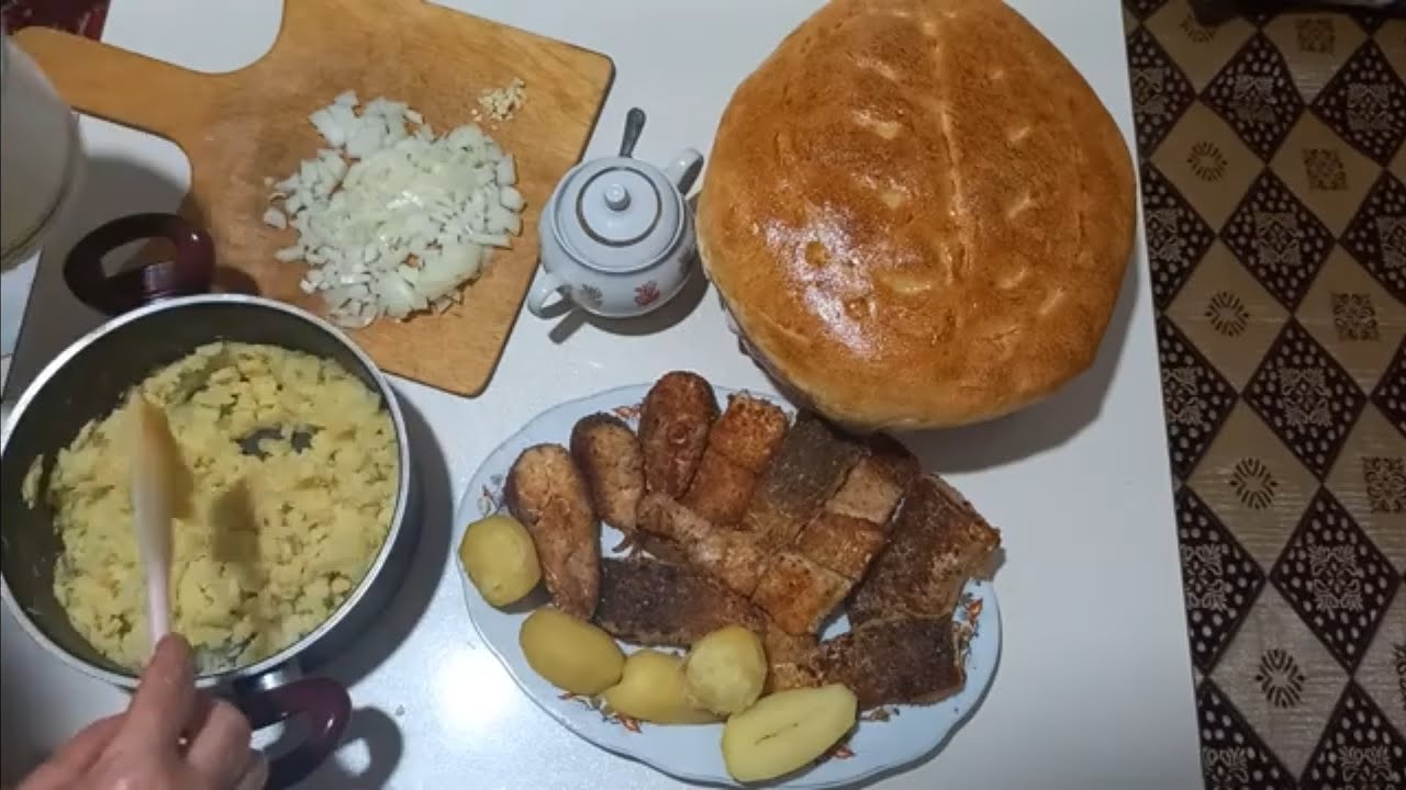 SUXARILI BALIQ QIZARTMASI,KARTOF PURE