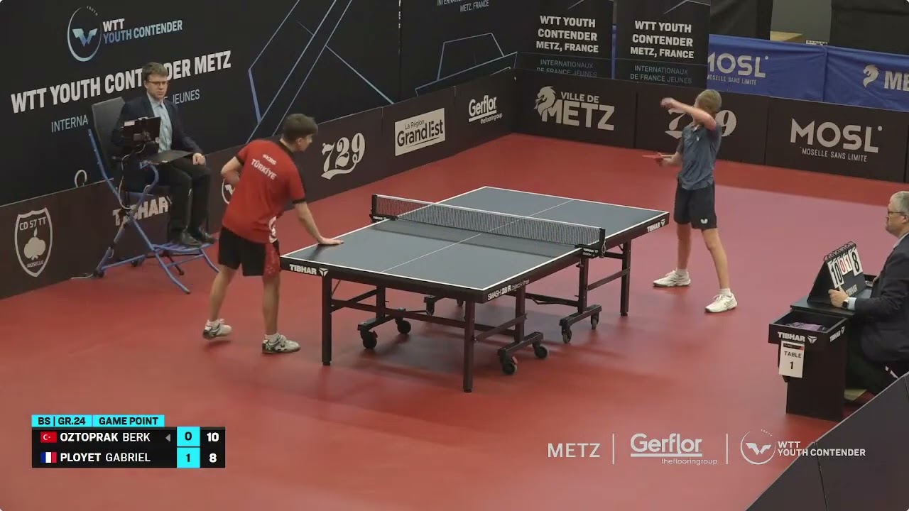 Berk Öztoprak - Gabriel Ployet WTT Youth Contender Metz 2024