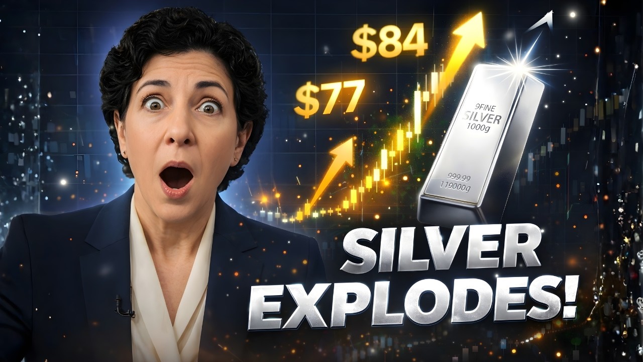Silver EXPLODES $10 from $77 — NY Open Sends It Back to $84