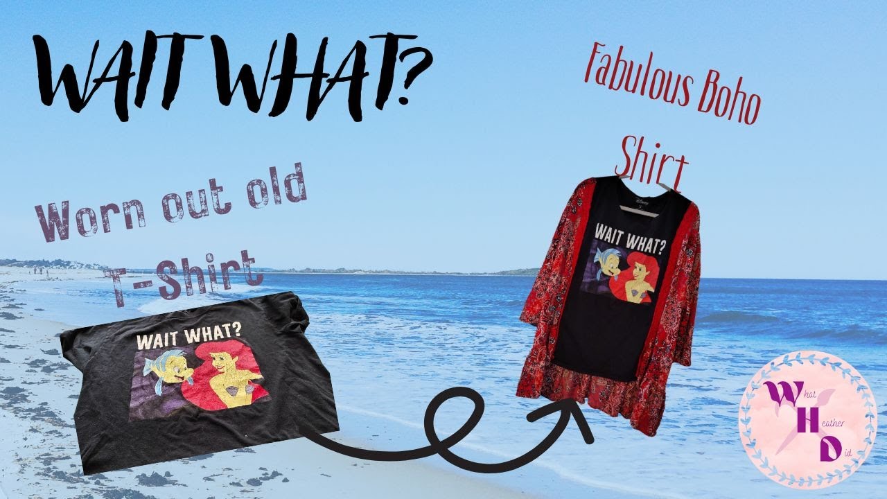New Boho Shirt from Worn Out Little Mermaid Tee