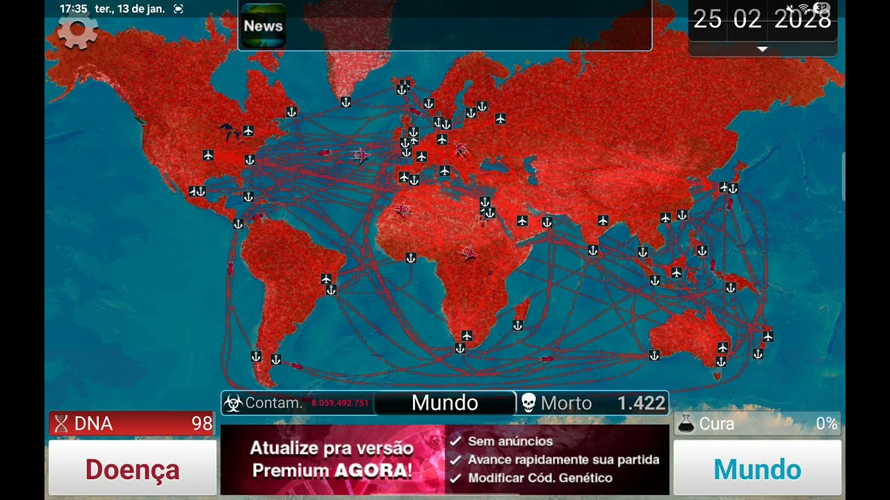 Modo Bactéria - Dylan (Plague Inc)