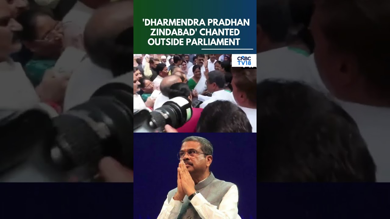 BJP-NDA MPs Welcome Former Union Education Minister Dharmendra Pradhan With ' Zindabad' Slogans