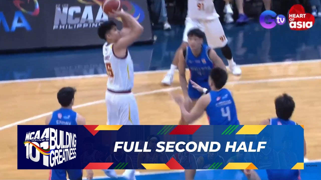 FULL SECOND HALF - Perpetual Altas vs Arellano Chiefs | NCAA Season 101