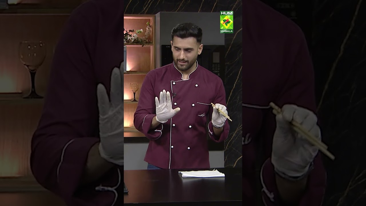 How to Use Chopsticks by Chef Saad Butt 