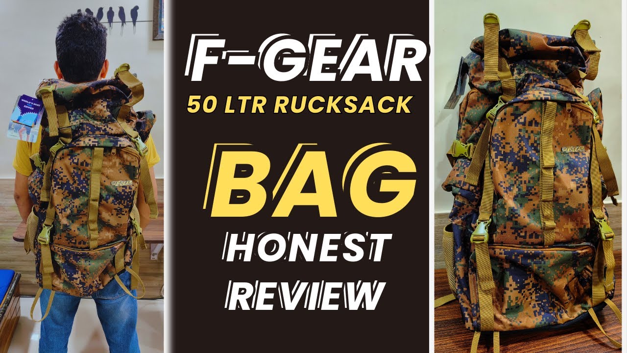 F Gear Military Rucksack Bag Review | Best Rucksack bag for camping and Trekking
