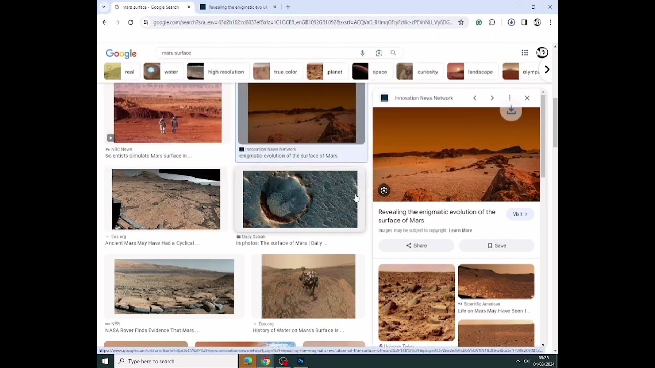 How to create a Mars style landscape