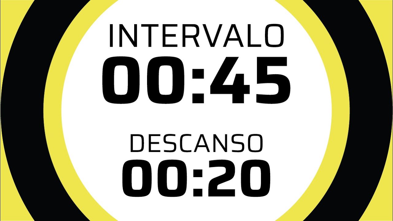 #TIMER | 45 second #intervals with 20 seconds break | No music