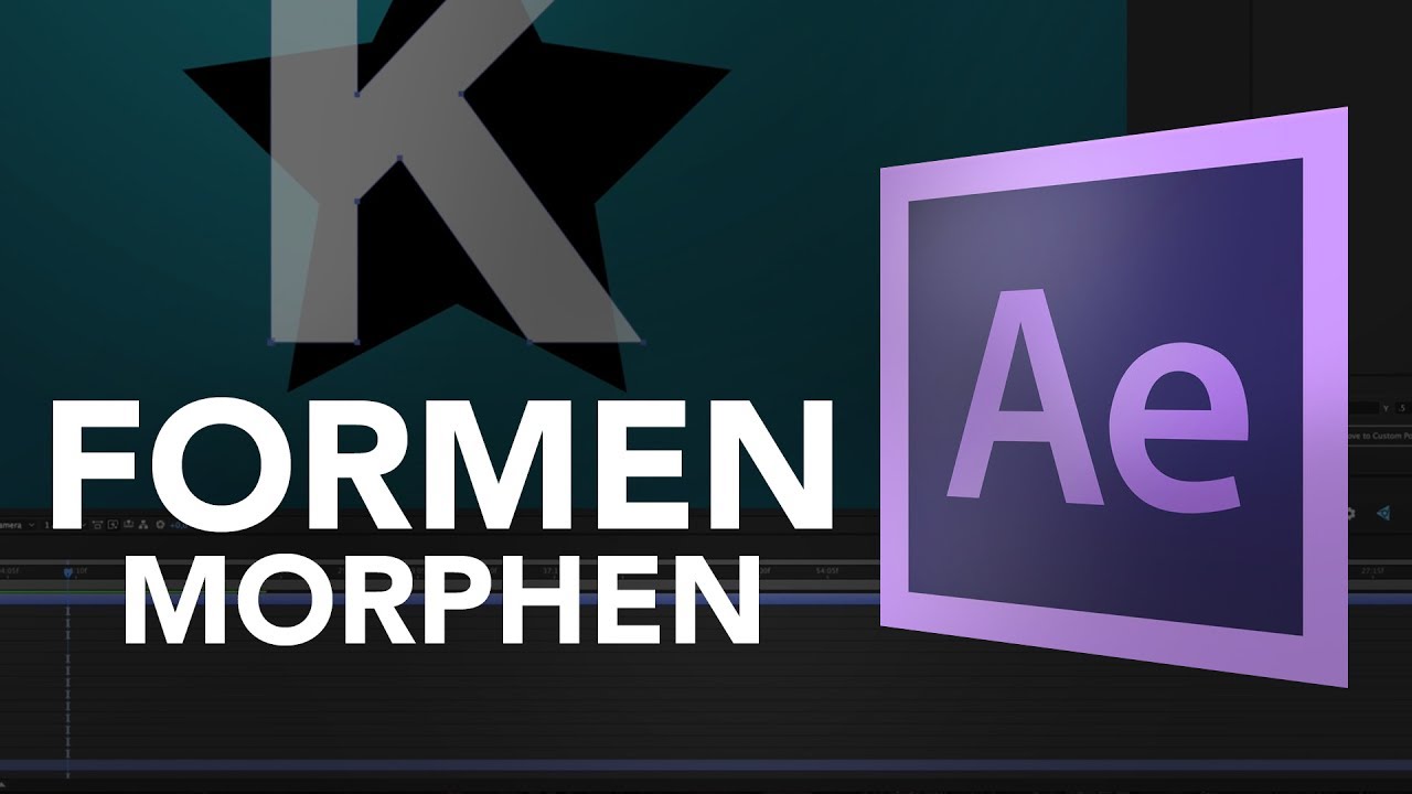 Eine Form in eine andere Form morphen - Adobe After Effects Tutorial (deutsch/german)