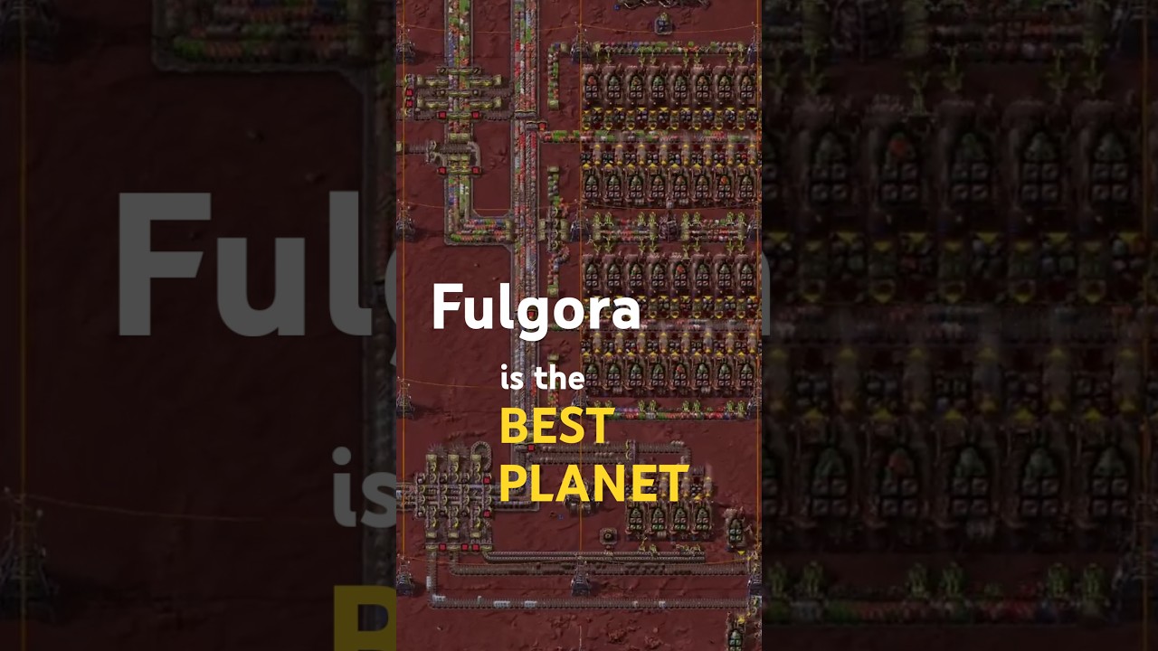Fulgora is the Best Planet in Factorio #factorio #factoriotips  #factoriotutorial #gaming