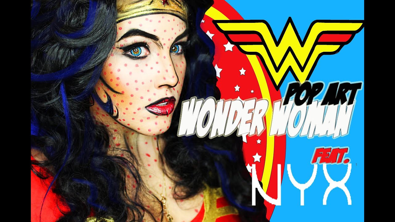NYX Face Awards Round 2! 1970's Pop Art WONDER WOMAN!!!