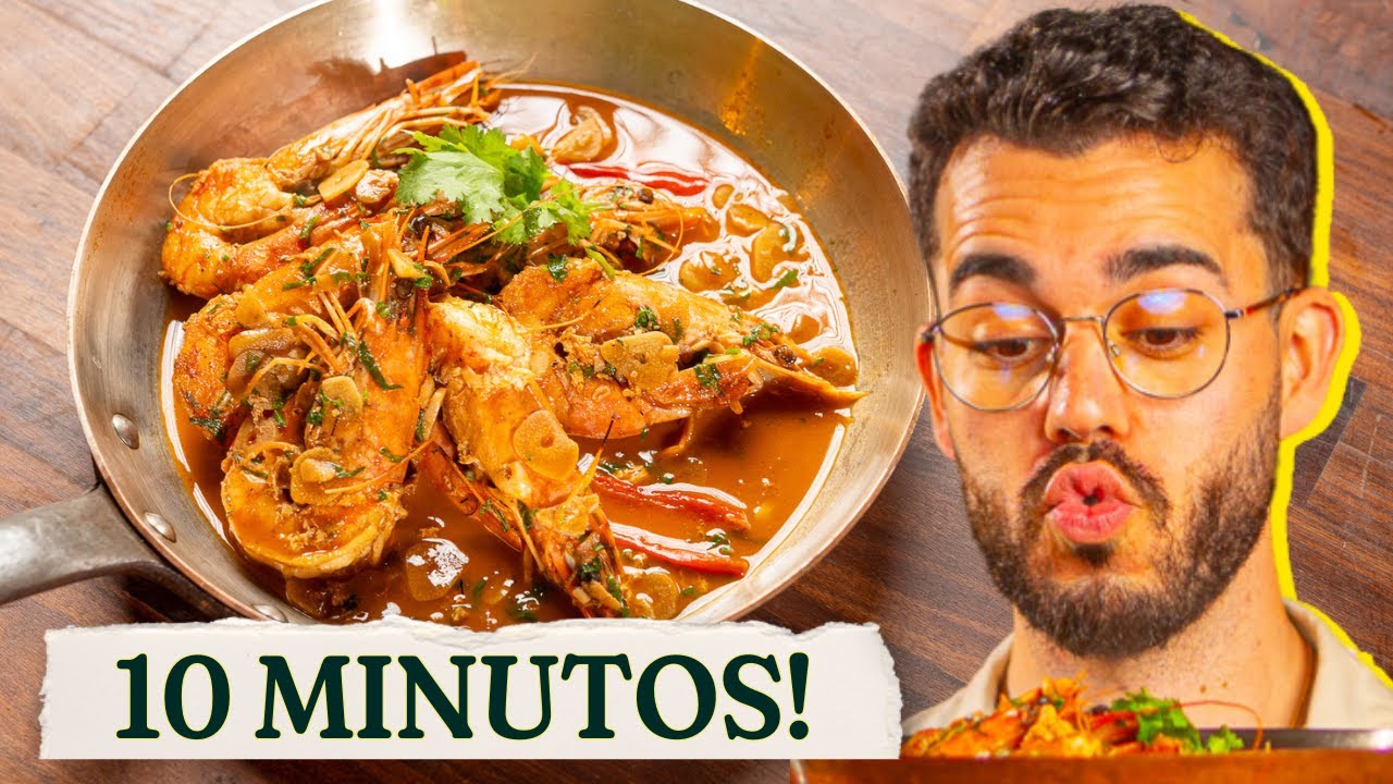 Camarão à Guilho… Mas com o meu toque secreto. Adivinhas qual é?
