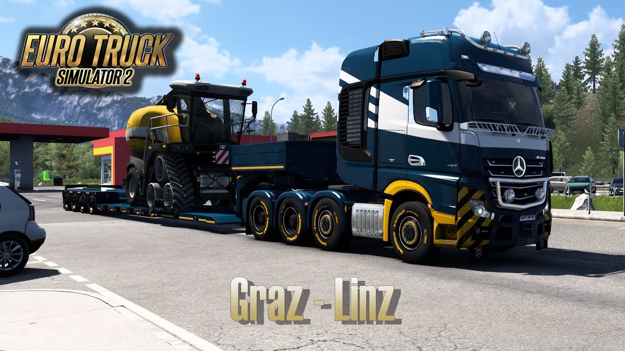 Euro Truck Simulator 2 | Graz - Linz | Forage Harvester