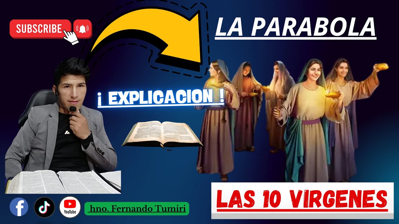 😱📕LA PARABOLA DE LAS 10 VIRGENES/ EXPLICACION BIBLICA‼️🔥📖⚔️