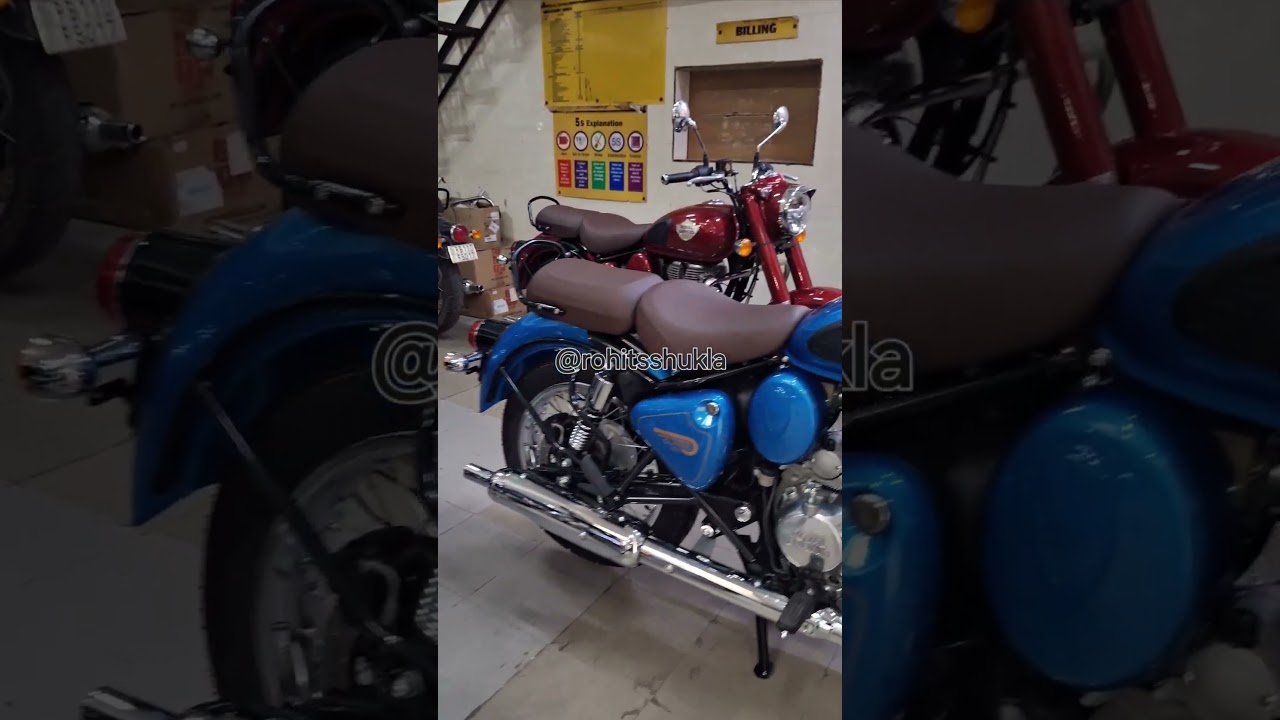 RoyalEnfield Classic 350 NEW Colours Introduced #royalenfield #shorts #viral #trending #ytshorts #yt