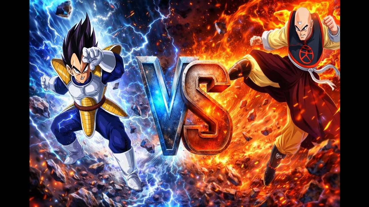 Vegeta Vs Ten Shin Han