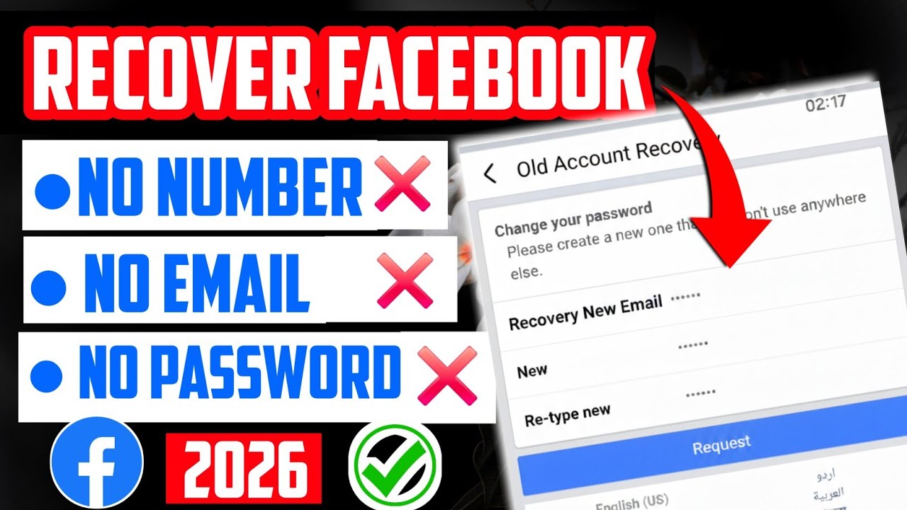 How To Recover Facebook Password Without Email And Phone Number 2026 