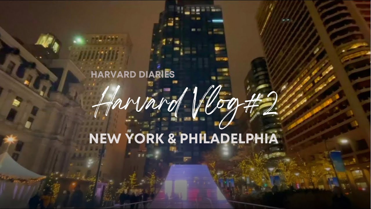 Travel with me to New York City & Philadelphia | UPenn walking tour #vlog #harvardvlog