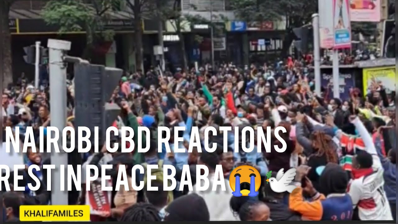 HEARTBREAK 😭💔 on Every Corner: Kenyans Flood Streets to Mourn  IS Honourable Raila Odinga 👇