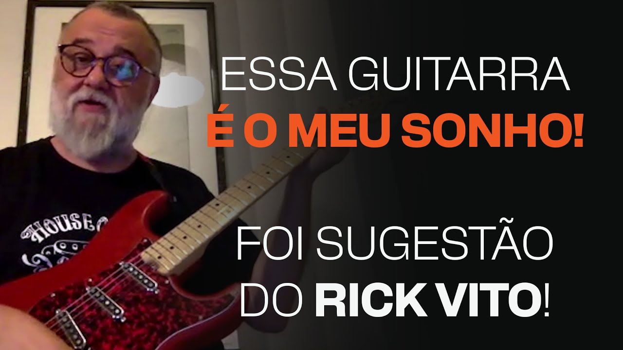 A nova guitarra de Andr&eacute; Christovam