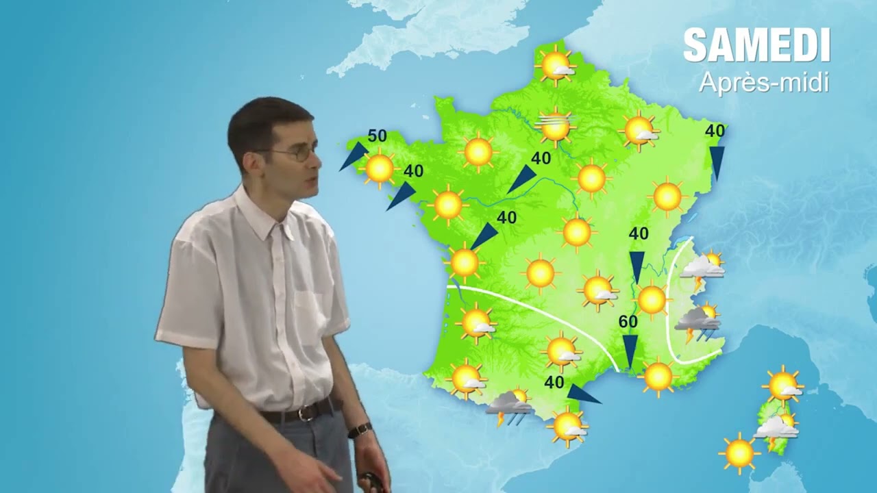 Météo France pour demain jusqu'au 12 août 2022.