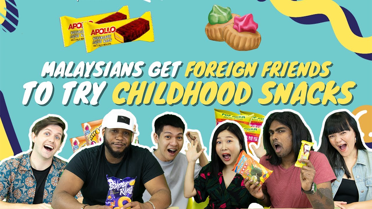 Malaysians Get Foreign Friends To Try Childhood Snacks