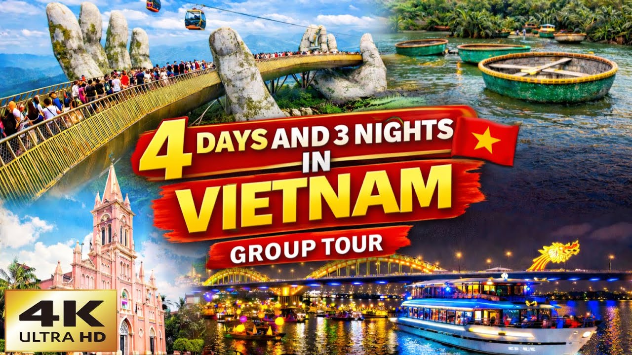 4Days and 3Nights in Vietnam 🇻🇳 |Da Nang, Hoi An & Ba Na Hills Group Tour| Insights Travel and Tours